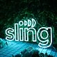 Sling Blue Neon Sign
