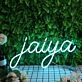 Jaiya Blue Neon Sign