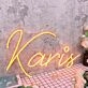 Karis Orange Neon Sign