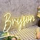 Bryson Yellow Neon Sign