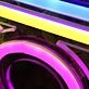 Open With Inverted Triangle Neon Sign