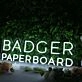 Badger Paperboard White Neon Sign