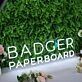 Badger Paperboard White Neon Sign