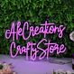 Ale Creations Crafty Store Pink Neon Sign