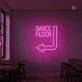 Customize Dance Floor Neon Sign