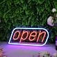 Open Red Neon Sign