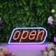 Open Red Neon Sign