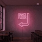 Customize Dance Floor Neon Sign