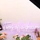 It Was All A Dream Dark Purple LED Neon Sign