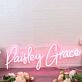 Paisley Grace Red Neon Sign