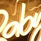 Oh Baby Yellow Custom Neon Sign