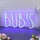 Bub's Blue Neon Sign