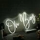 Oh Boy White Neon Sign