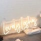Lovely Lashes Yellow Neon Sign