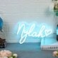 Nylah Blue Neon Sign