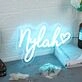Nylah Blue Neon Sign