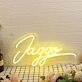 Jaggo Yellow Neon Sign
