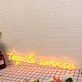 Tequila Sunrise Orange Neon Sign