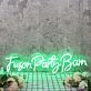 Fuson Party Barn Green Neon Sign