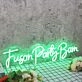 Fuson Party Barn Green Neon Sign