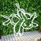 Eevee White Neon Sign