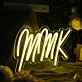 MMK Yellow Neon Sign