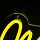 MMK Yellow Neon Sign