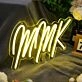 MMK Yellow Neon Sign