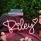 Riley Red Neon Sign