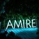 Amire Blue Neon Sign