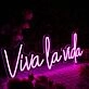 Viva La Vida Pink Neon Sign