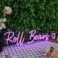 Roll Beavs Pink Neon Sign