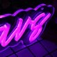 Roll Beavs Pink Neon Sign
