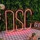 DSC Orange Neon Sign