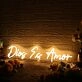 Dios Es Amor Yellow Neon Sign