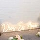 Dios Es Amor Yellow Neon Sign