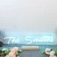 The Smith's Blue Neon Sign