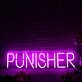 Punisher Dark Purple Neon Sign