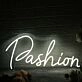 Pashion White Neon Sign
