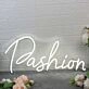 Pashion White Neon Sign