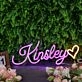 Kinsley Pink Neon Sign
