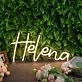 Helena Yellow Neon Sign