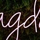 Magda Red Neon Sign