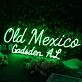 Old Mexico Gadsden AL Green Neon Sign