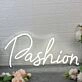 Pashion White LED Neon Sign