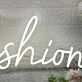 Pashion White LED Neon Sign