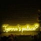 Jyonna's Palace Yellow Neon Sign