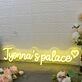 Jyonna's Palace Yellow Neon Sign