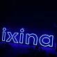 Ixina Blue Neon Sign
