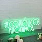 Alcoholicos Anonimos Green Neon Sign